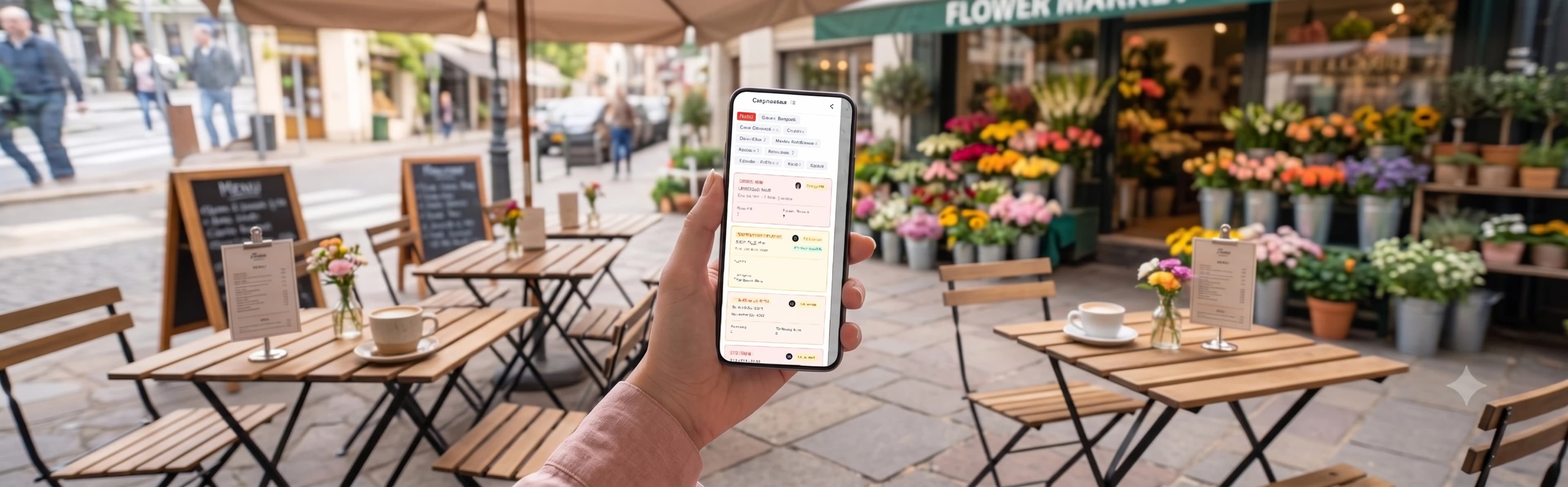 Jazyl flower shop long interface